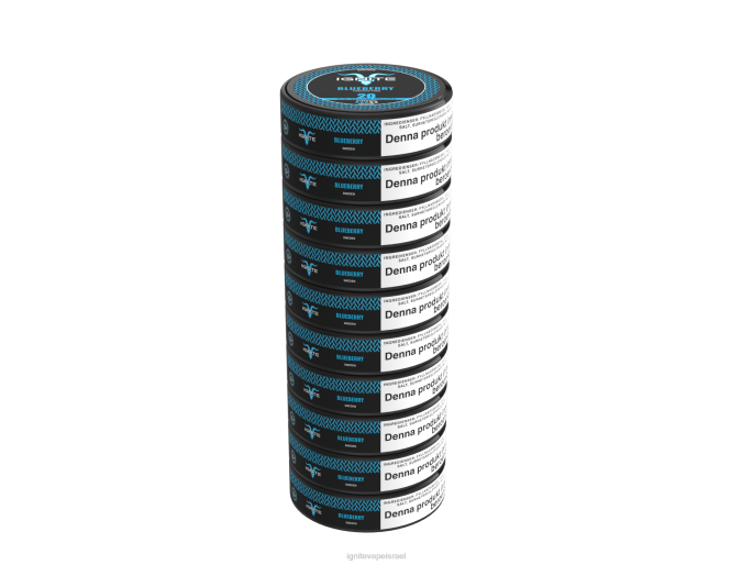 IGNITE שקיות ניקוטין חבילה של 10 - IGNITE Vape Sales X4T8176 אוכמנית