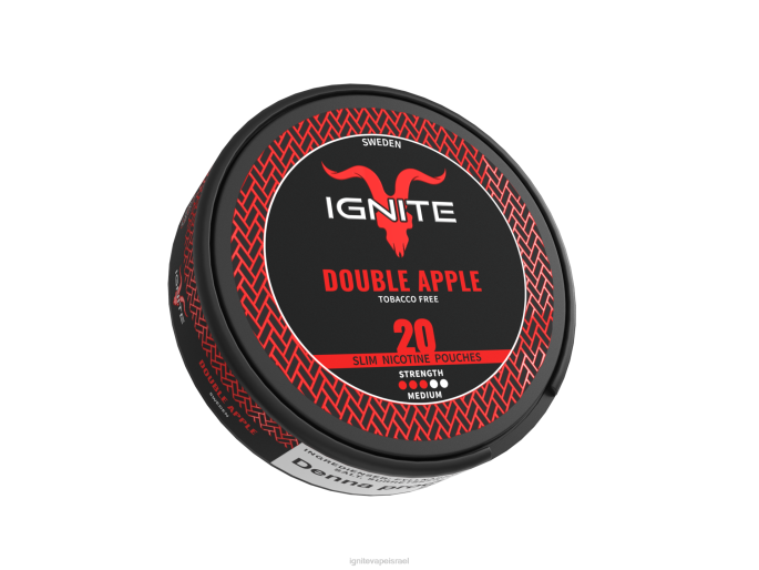 IGNITE שקיות ניקוטין - IGNITE Vape Sales X4T8166 תפוח כפול