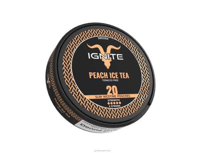 IGNITE שקיות ניקוטין - IGNITE Vapes X4T8173 תה אייס אפרסק