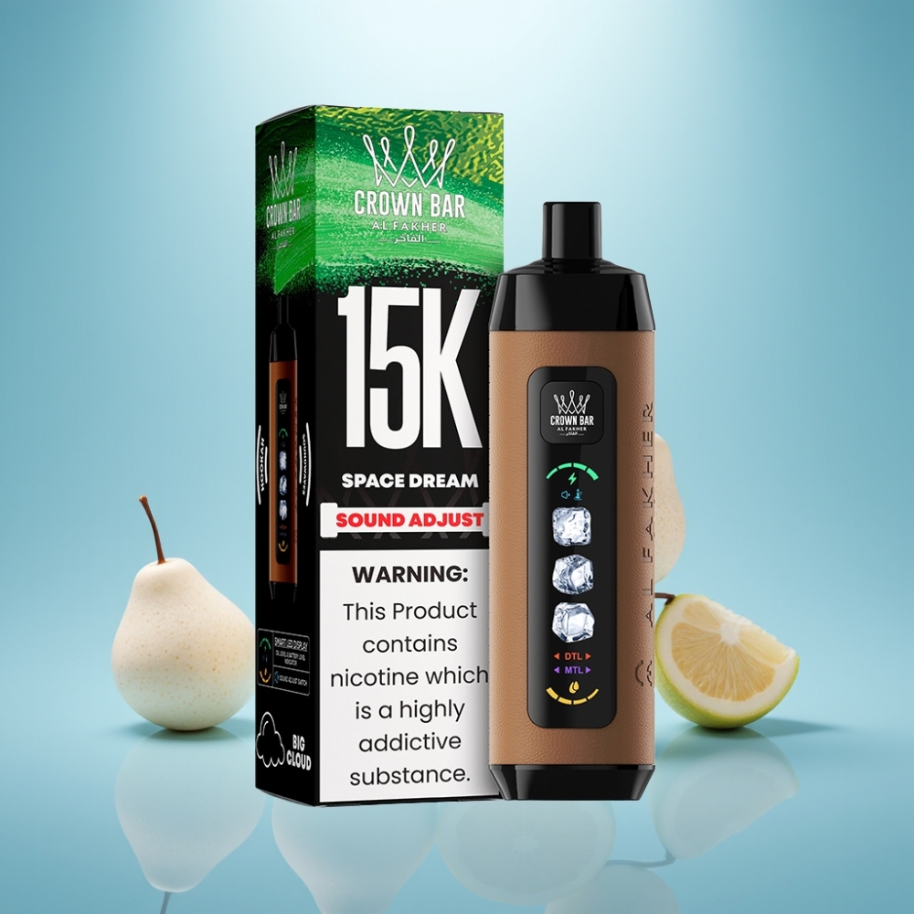 Al Fakher 15k Ice Adjust Clouds חד פעמי Device 15000 Puffs 22ml 850mAh חלום החלל