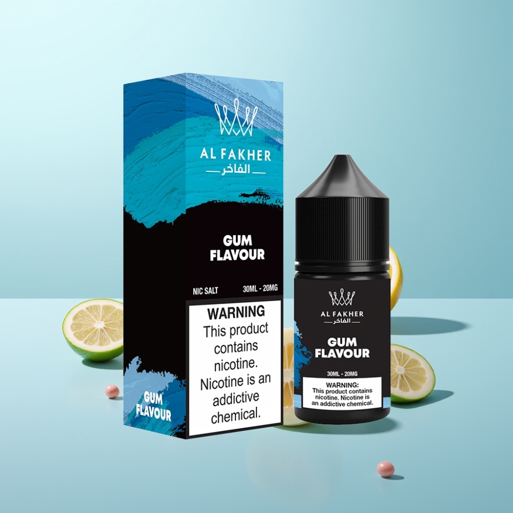 AL Fakher Nicotine Salt נוזל אלקטרוני 20MG בטעם מסטיק