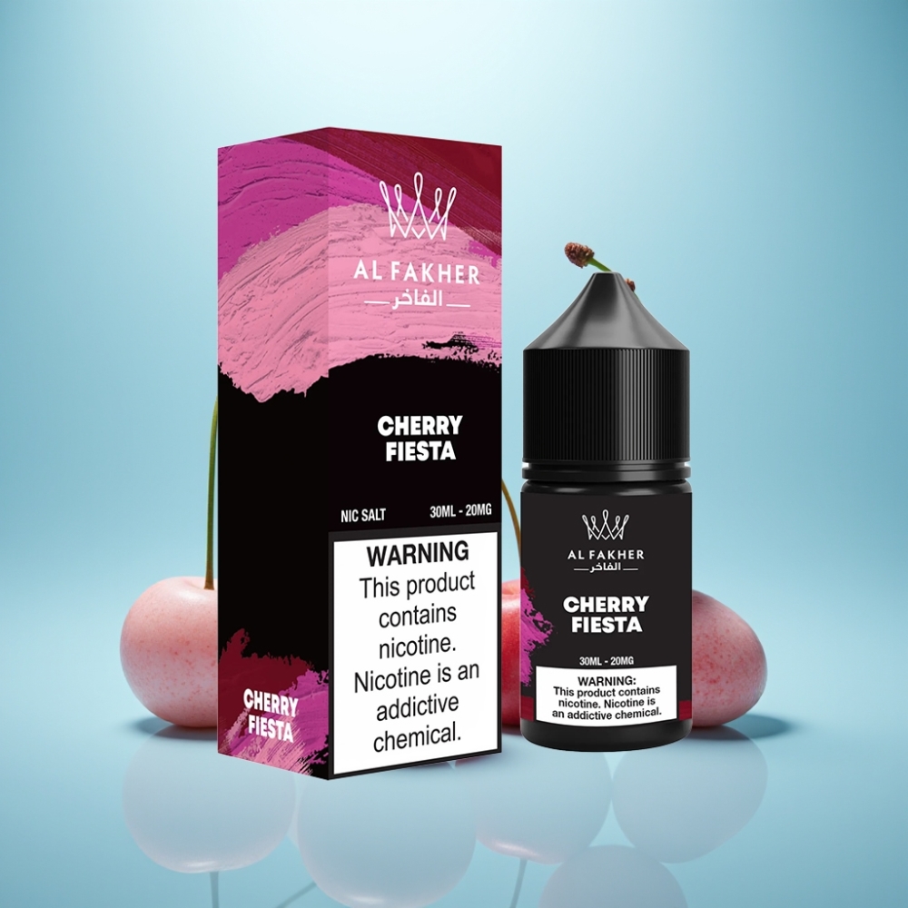AL Fakher Nicotine Salt נוזל אלקטרוני 30ml 20MG תחרות דובדבן