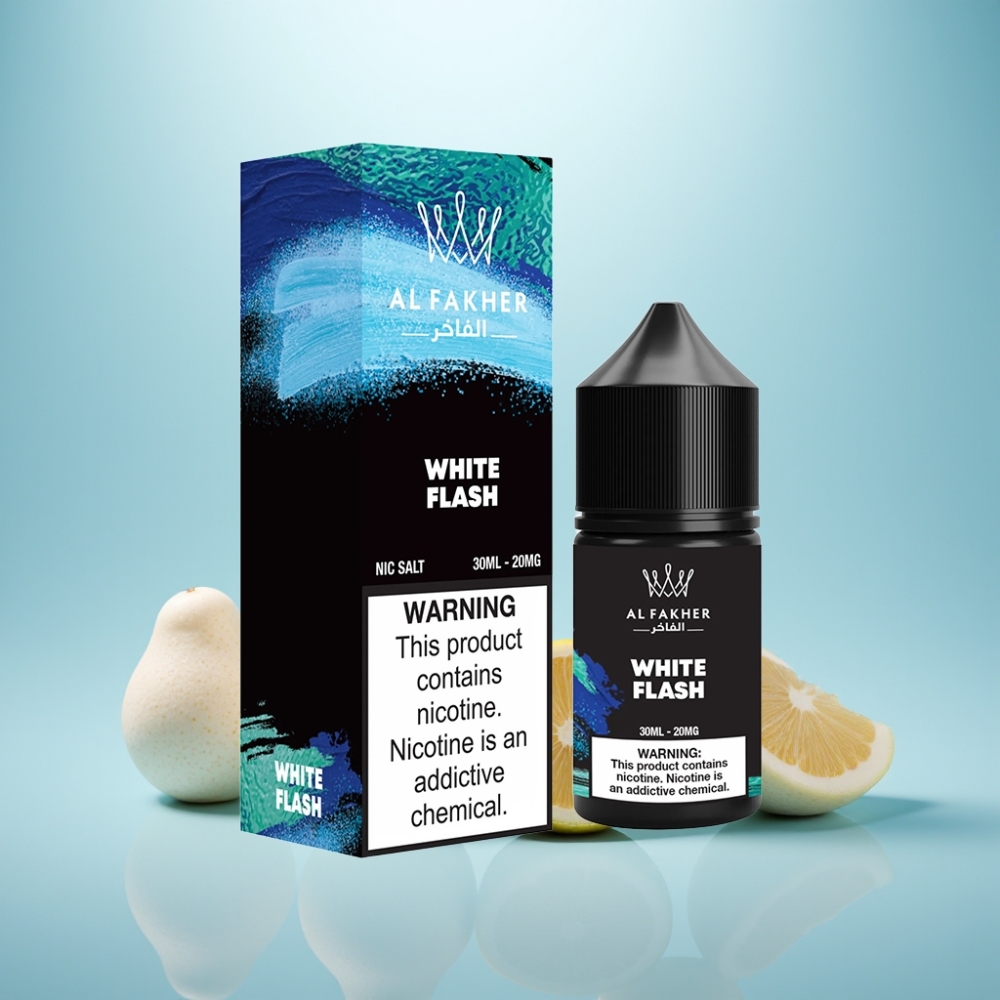AL Fakher Nicotine Salt נוזל אלקטרוני 30ml 20MG ברק לבן Pod Vape Liquid
