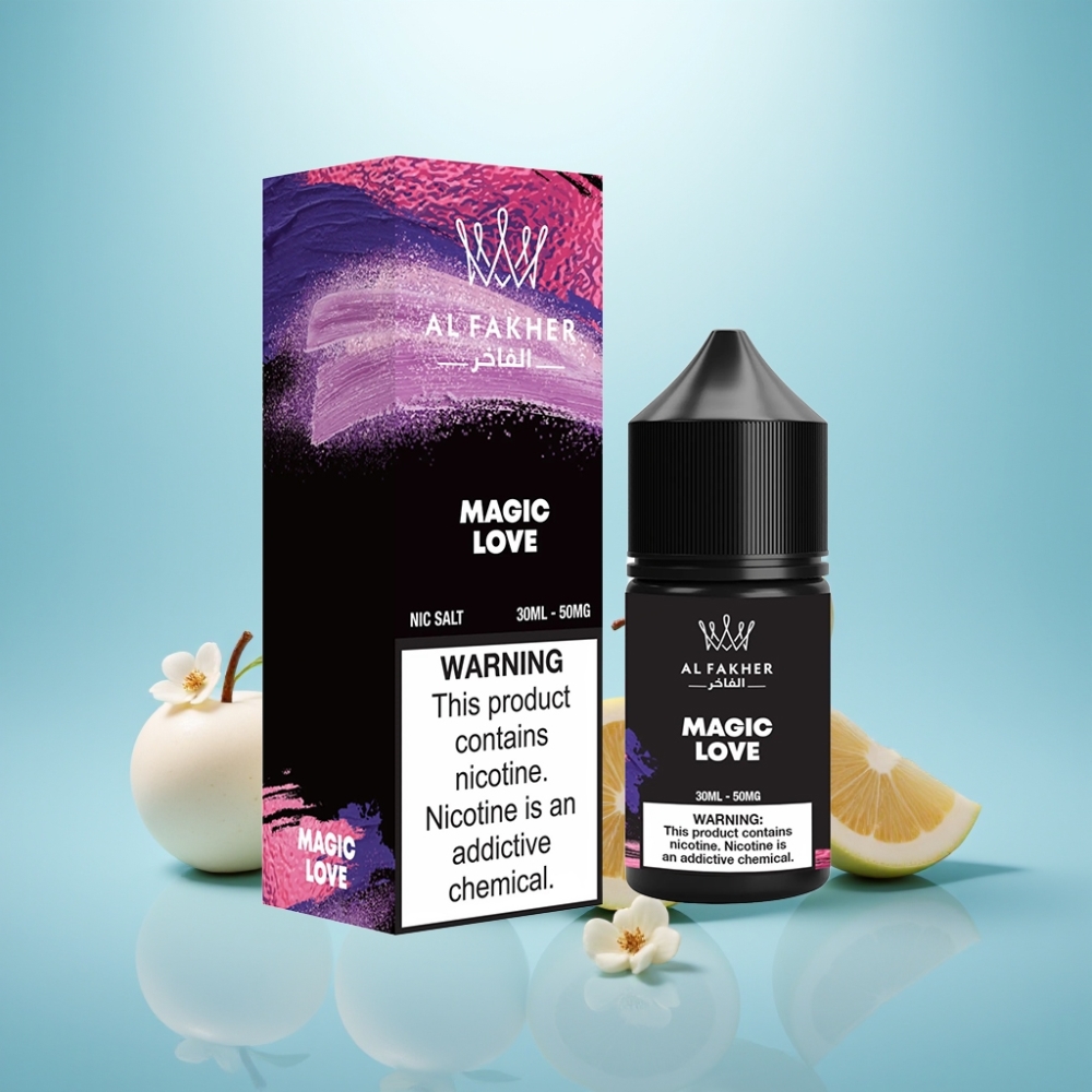 AL Fakher Nicotine Salt 30ml 50MG Magic Love Pod Vape נוזל אלקטרוני