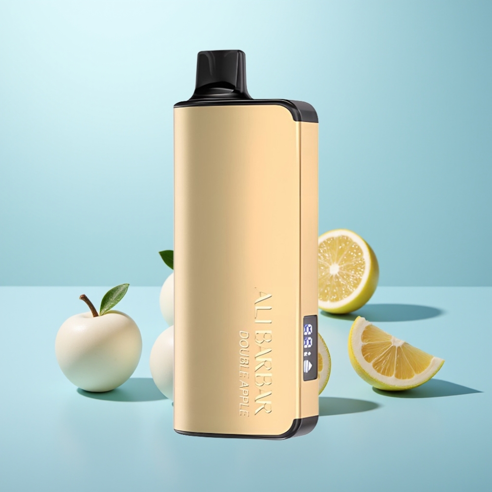Alibarbar Ingot 9000 Puffs 22ml E-liquid 2350mAh LED Display יער שחור