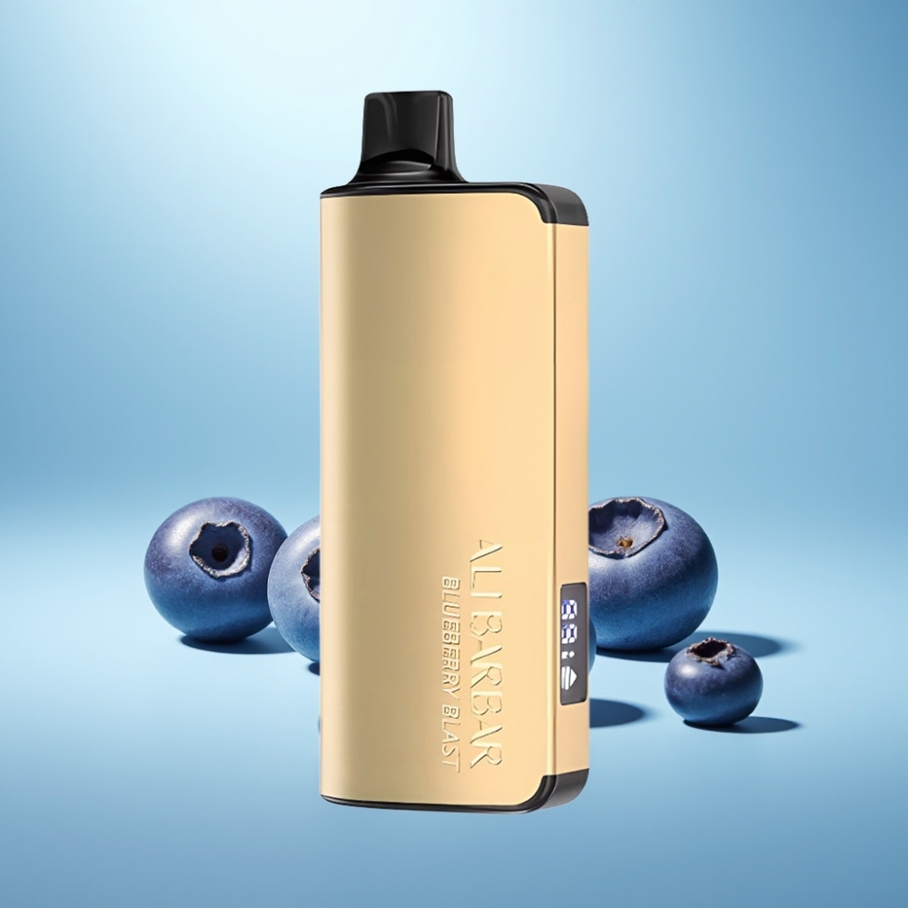 Alibarbar Ingot 9000 Puffs Vape חד פעמי 22ml 2350mAh בלוברי בלאסט