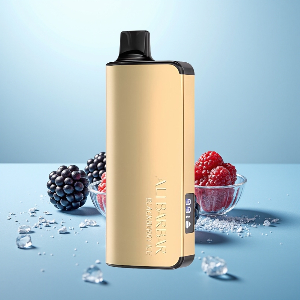 Alibarbar Ingot 9000 Puffs Vape חד פעמי 22ml 2350mAh Blackberry Ice