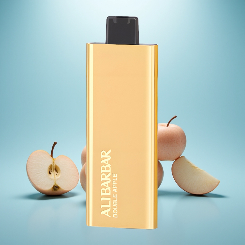 Alibarbar Pandora 7000 Puffs 17ml Double Apple תפוח כפול Vape חד פעמי
