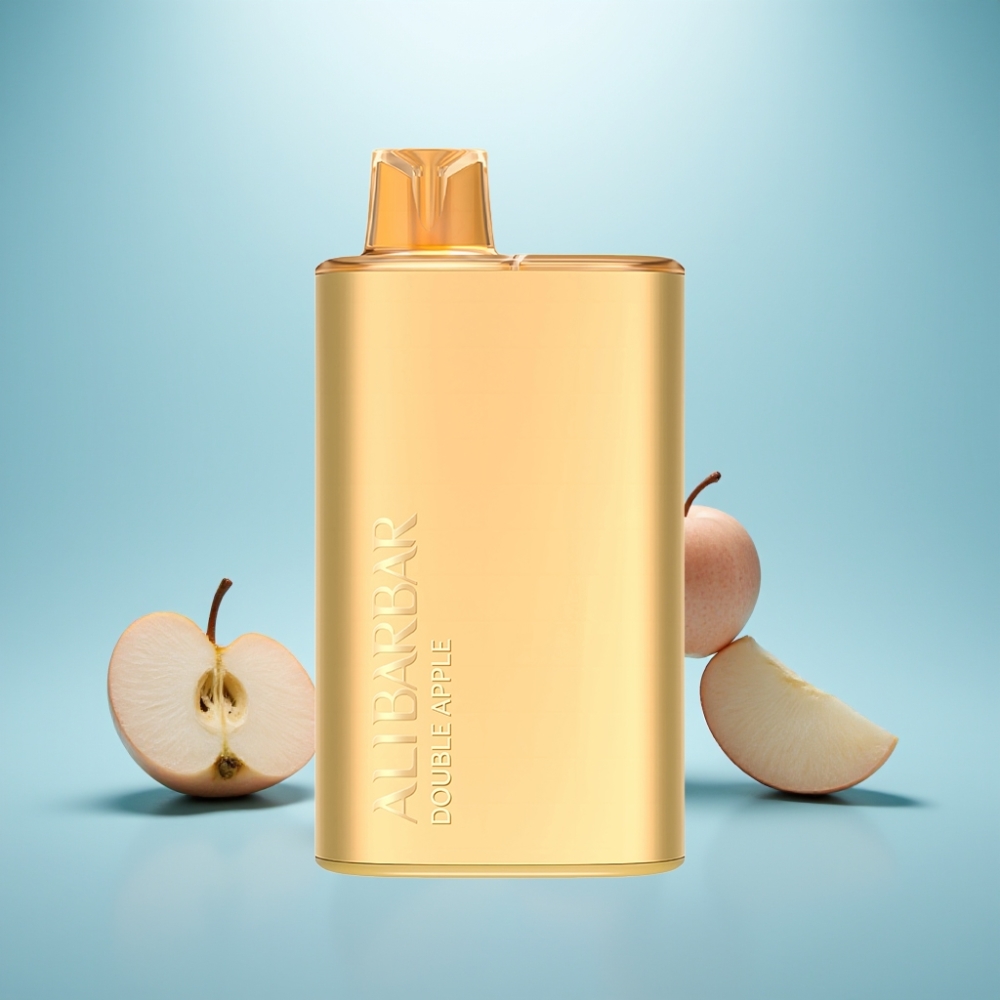 Alibarbar Rich 8000 Puffs Vape חד פעמי 20ml 2000mAh Double Apple