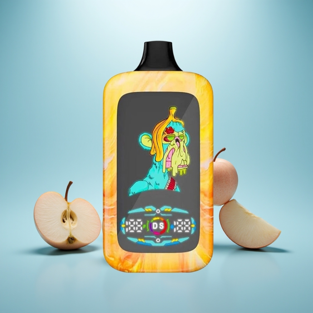 Fumot Digital Monkey 40000 Puffs Dual Engine Double Apple Vape חד פעמי