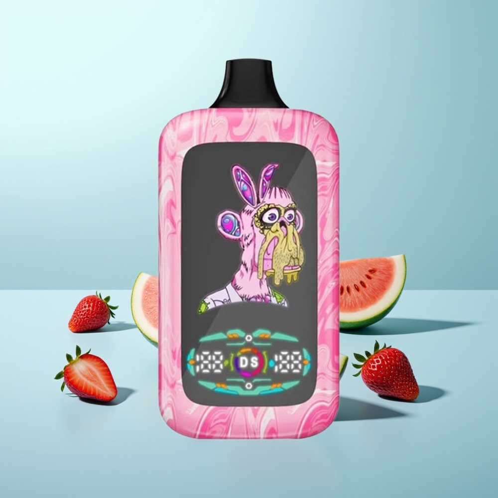 Fumot Digital Monkey 40000 Puffs Dual Engine Vape חד פעמי תות אבטיח