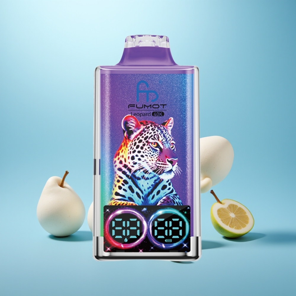 Fumot Leopard 40K Puffs 700mAh Dual Mesh Type-C Digital Display Mr Blue