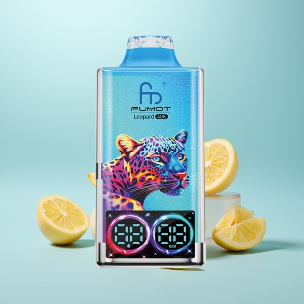 Fumot Leopard 40K Puffs Vape חד פעמי אפרסק מנגו אננס 5% נִיקוֹטִין Dual Mesh Type-C 700mAh