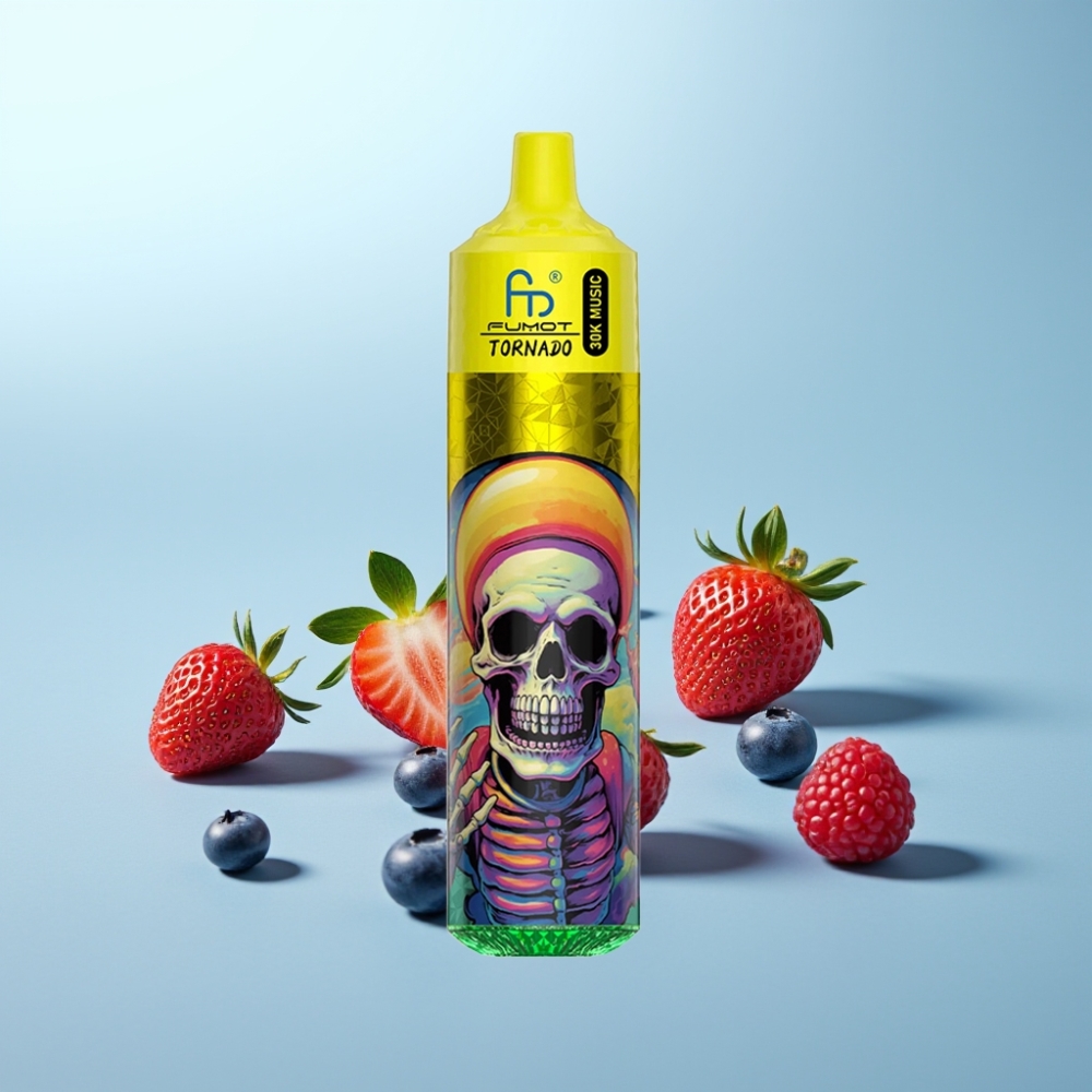 Fumot RandM Tornado 30000 Puffs 30mL 2%/5% Tut Anavim U-Pitriyot