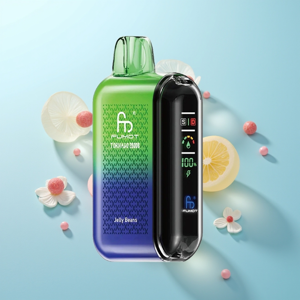 Fumot Tornado 20000 Puffs Dual Mesh 20ml Smart Display Jelly Beans