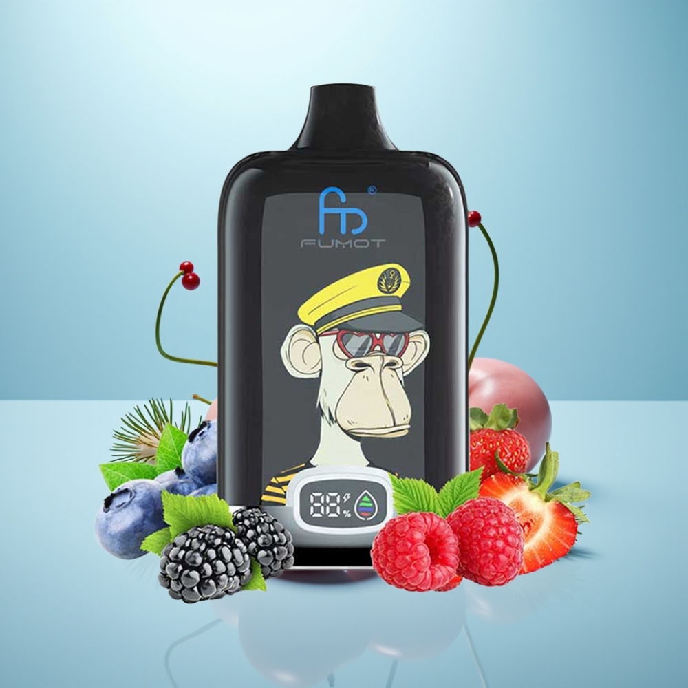 Fumot Tornado Digital Box 12000 Puffs Vape חד פעמי Du'vdevan Mesh Coil Type-C Charging