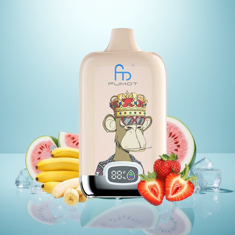 Fumot Tornado Digital Box 12000 Puffs Watermelon Ice 20ml Mesh Type-C 550mAh