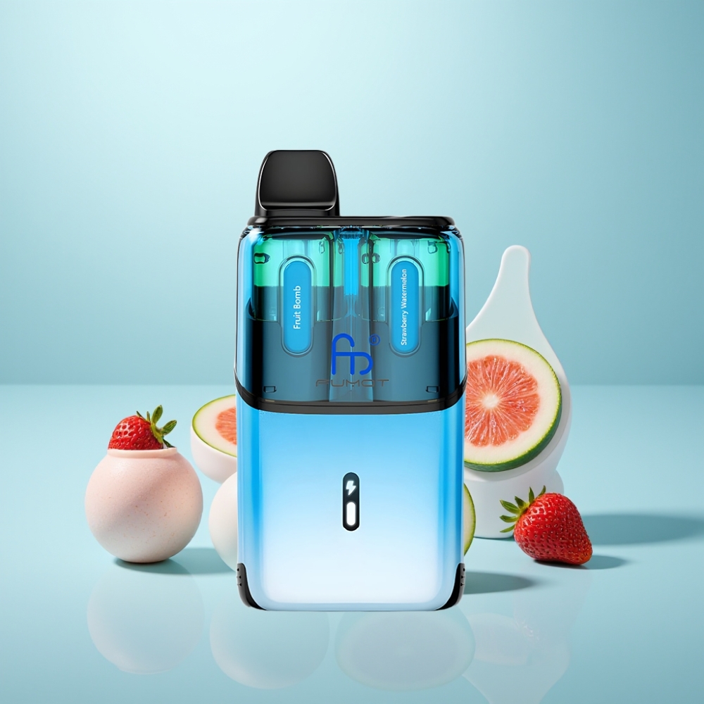 Fumot Ultra T32000 32000 פאפים סוללה 800mAh טעם פירות - תות אבטיח