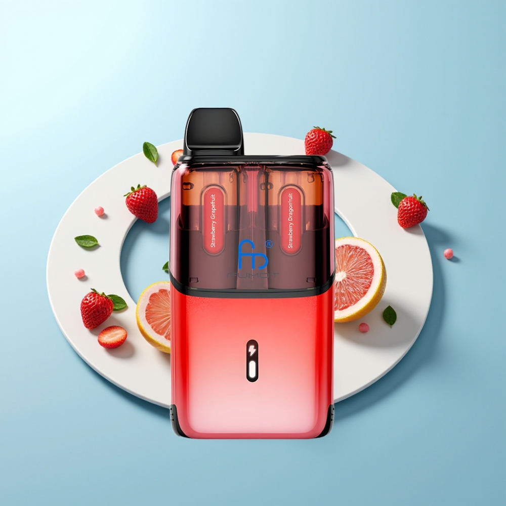 Fumot Ultra T32000 32000 Puffs 24ml 800mAh Type-C תות אשכולית - תות דרקון