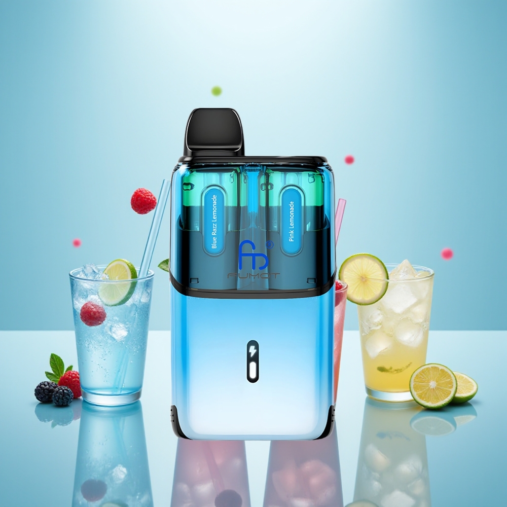 Fumot Ultra T32000 32000 Puffs Vape חד פעמי 24ml 800mAh Type-C Blue Razz Lemonade Pink Lemonade