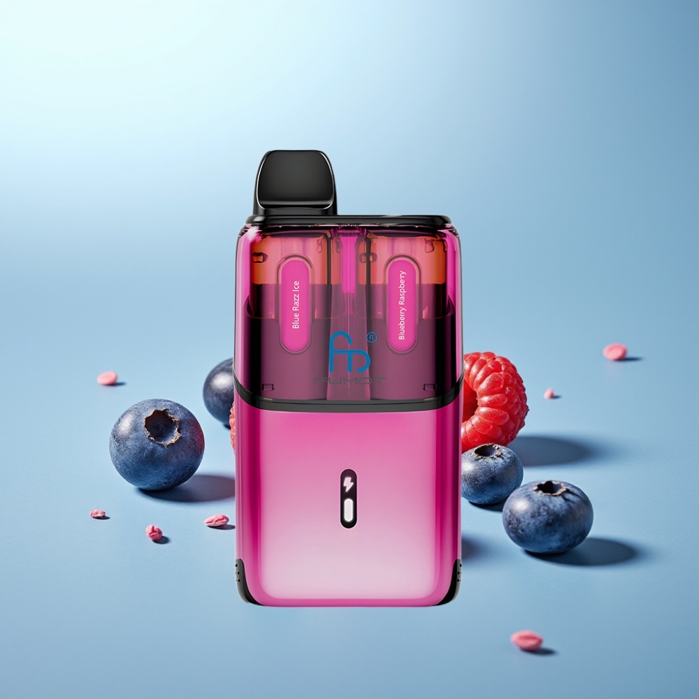 Fumot Ultra T32000 Vape חד פעמי 32000 Puffs 800mAh Type-C Blueberry Raspberry Ice