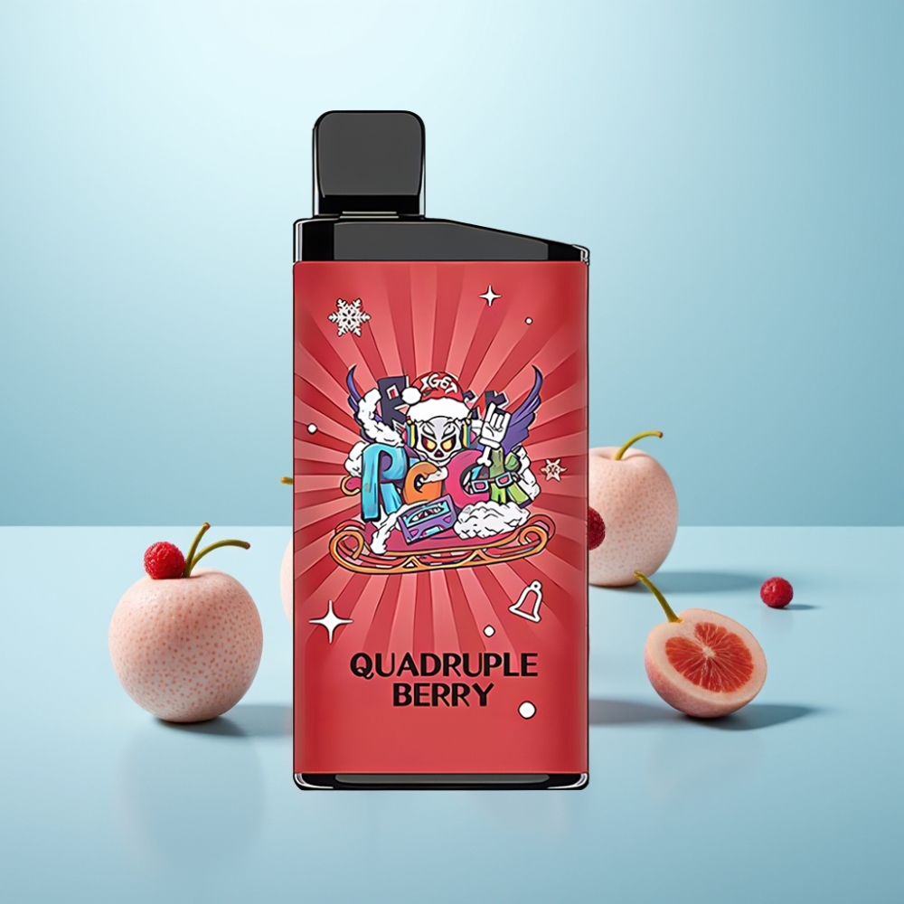 IGET Bar 3500 Puffs ארבע פירות יער סוללה 1400 mAh סליל Mesh 1.2 Ohm