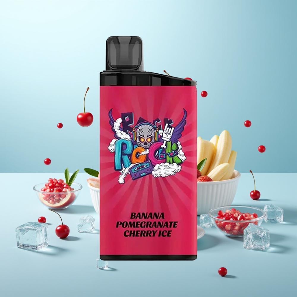 IGET Bar 3500 Puffs בננה רימון דובדבן קרח 1400mAh 1.2Ω Mesh