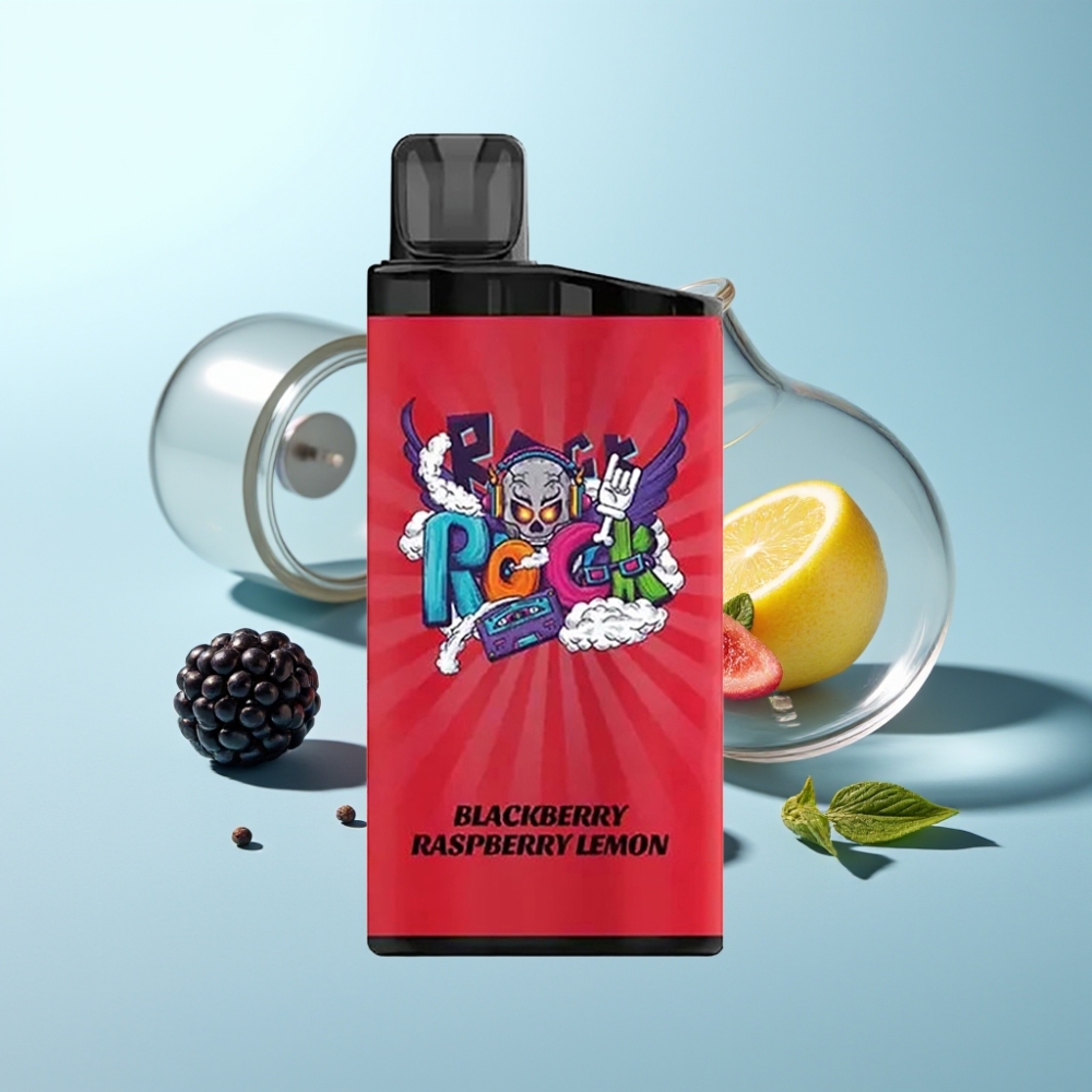 IGET Bar 3500 Puffs 1.2 Ohm Mesh 1400mAh פטל שחור פטל לימון