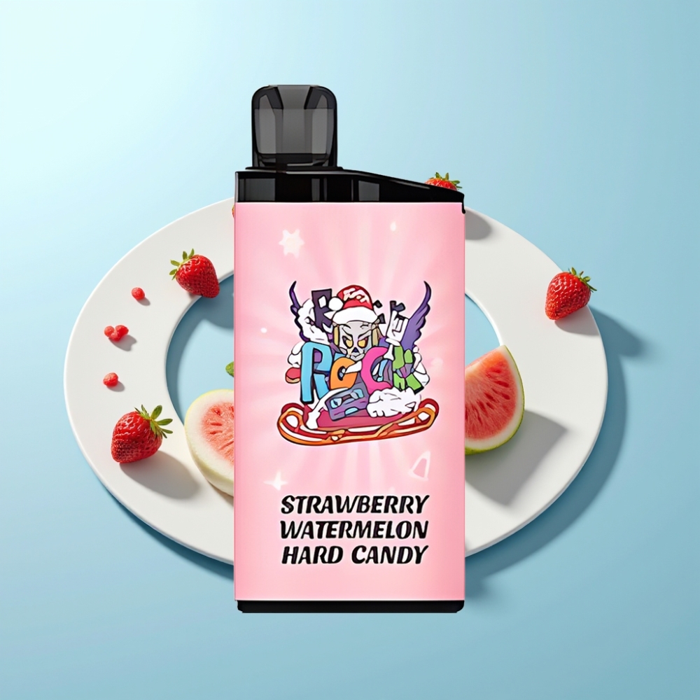 IGET Bar 3500 Puffs 1.2 Ohm Mesh 1400mAh תות אבטיח סוכריות קשות