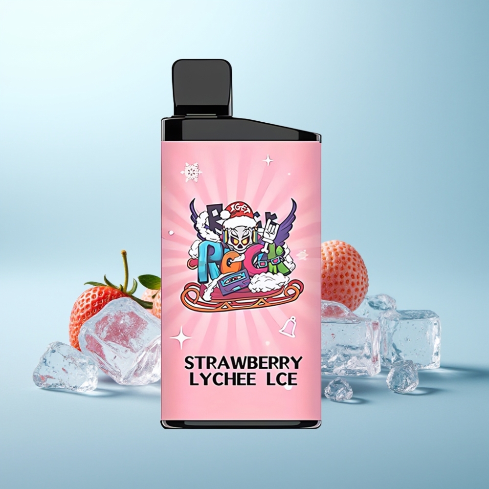 IGET Bar 3500 Puffs דיספוזבלי תות ליצ'י קרח 1.2 Ohm Mesh Coil 1400mAh