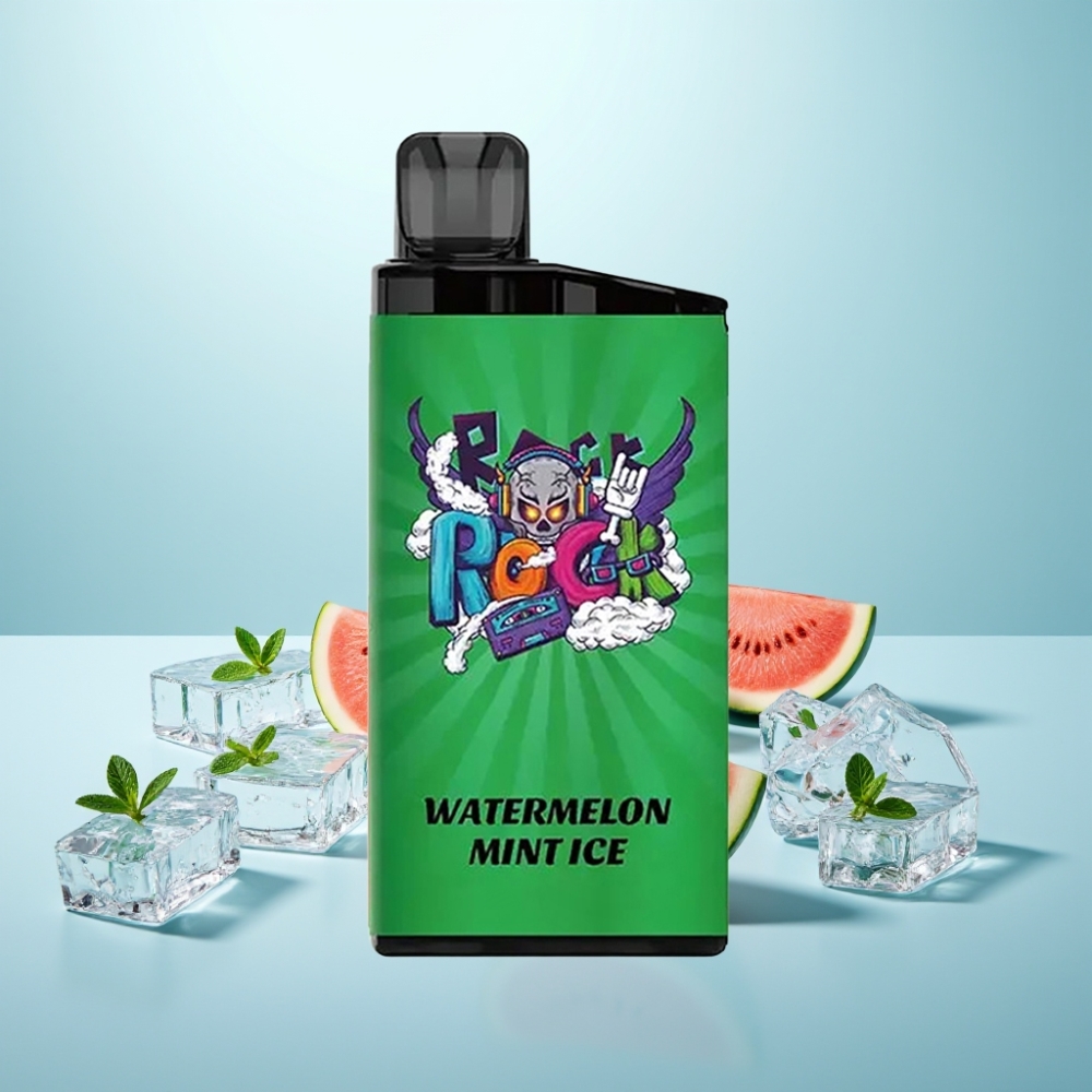 IGET Bar 3500 Puffs Vape חד פעמי אבטיח מנטה קרח, 1400mAh, 1.2Ohm Mesh Coil