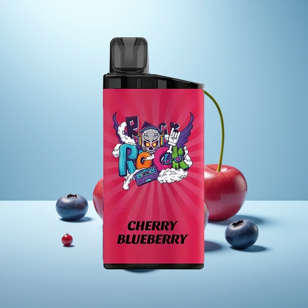 IGET Bar 3500 Puffs Vape חד פעמי 1.2 Ohm Mesh 1400mAh דובדבן אוכמניות