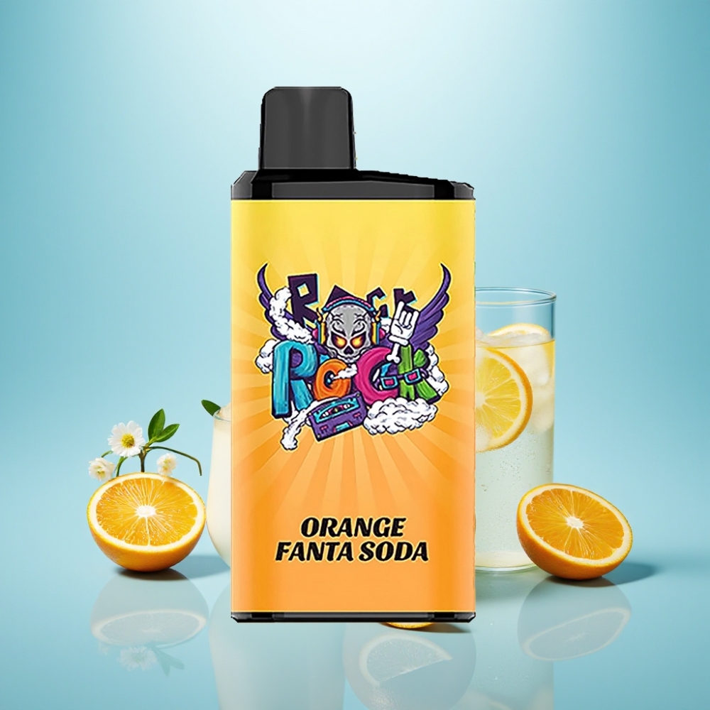 IGET Bar Pro 10000 Puffs Vape חד פעמי 2000mAh 1.2 Ohm Mesh Orange Fanta Soda
