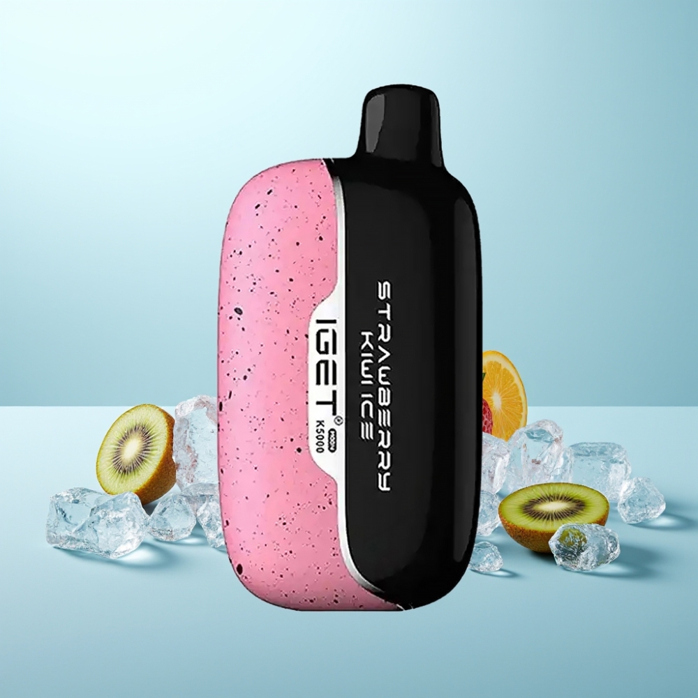 IGET Moon K5000 Puffs 81.5g Strawberry Kiwi Ice Vape חד פעמי 1.35 Ohm Mesh Coil