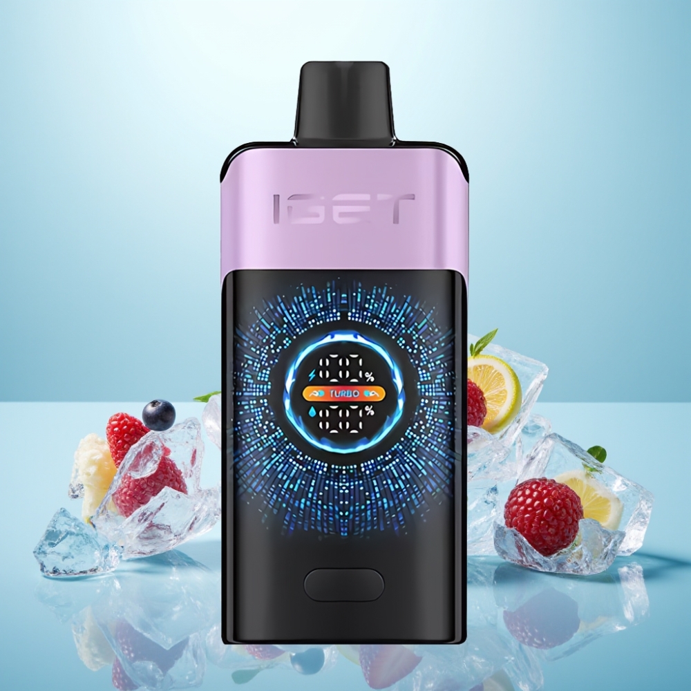 IGET ONE 12000 Puffs Vape חד פעמי 2700mAh Dual Mesh Mixed Berries Ice