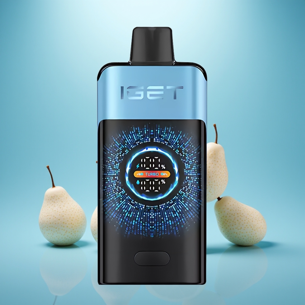 IGET ONE 12000 Puffs Vape חד פעמי Blue Monster עם 2700mAh, Dual Mesh Coil, מסך צבעוני גדול