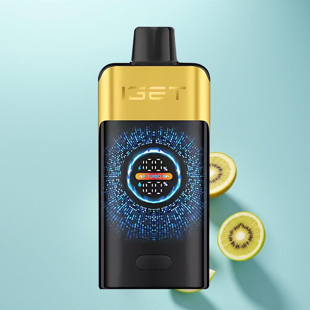 IGET ONE 12000 Puffs Vape חד פעמי Kiwi Ananas with 2700mAh Battery & Large Screen