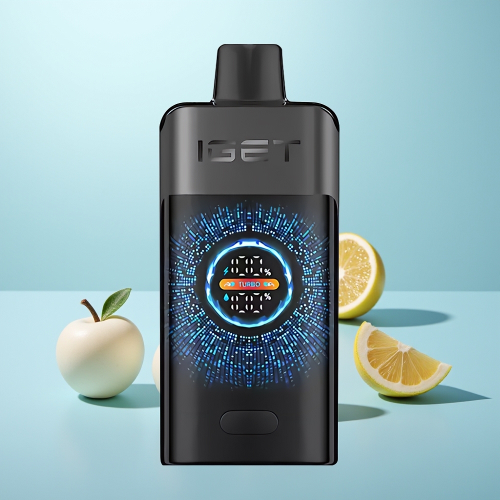 IGET ONE 12000 Puffs Vape חד פעמי יער שחור with 2700mAh Battery & 0.6ohm Dual Mesh Coil