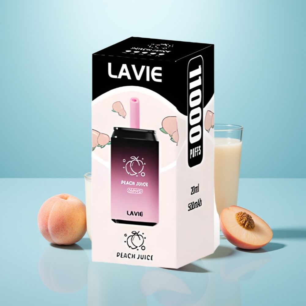 LAVIE Aurora 11000 Puffs Peach Juice Vape חד פעמי 22ML 650mAh Type C