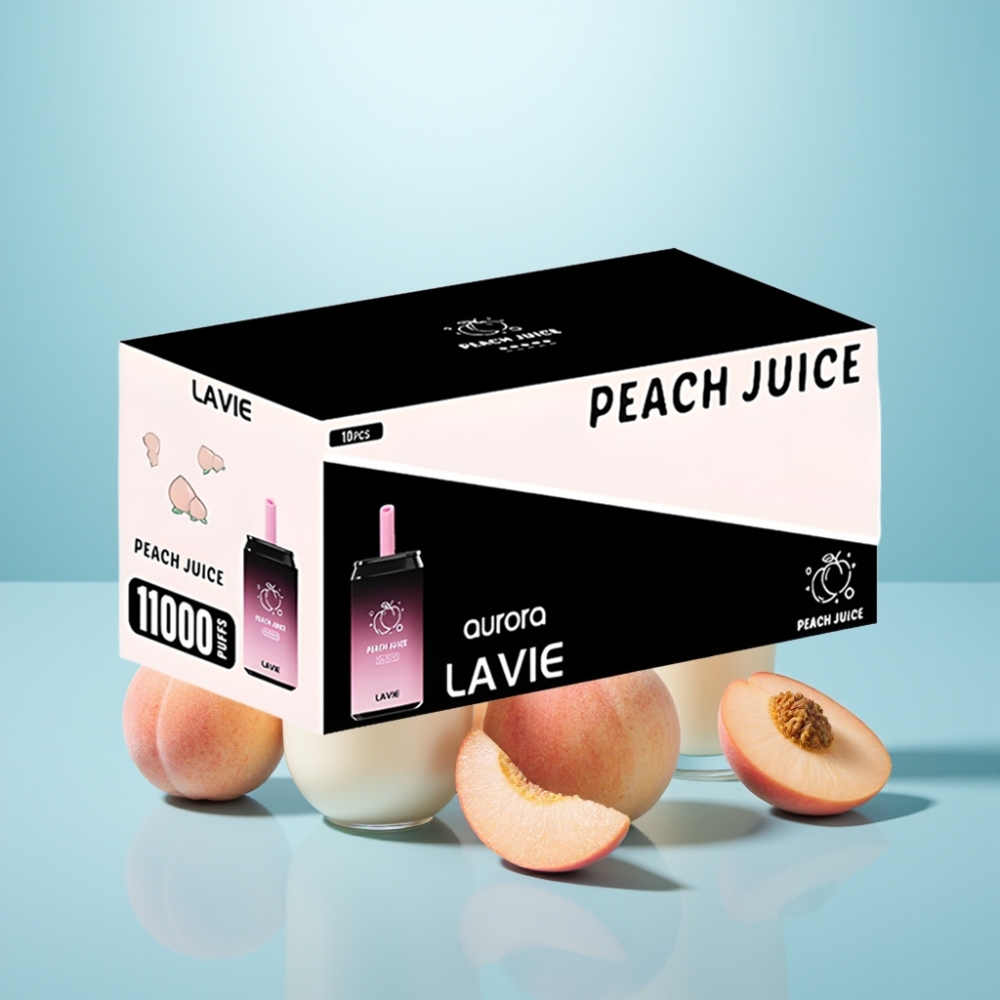 LAVIE Aurora 11000 Puffs Peach Juice Vape חד פעמי 22ML 650mAh Type C
