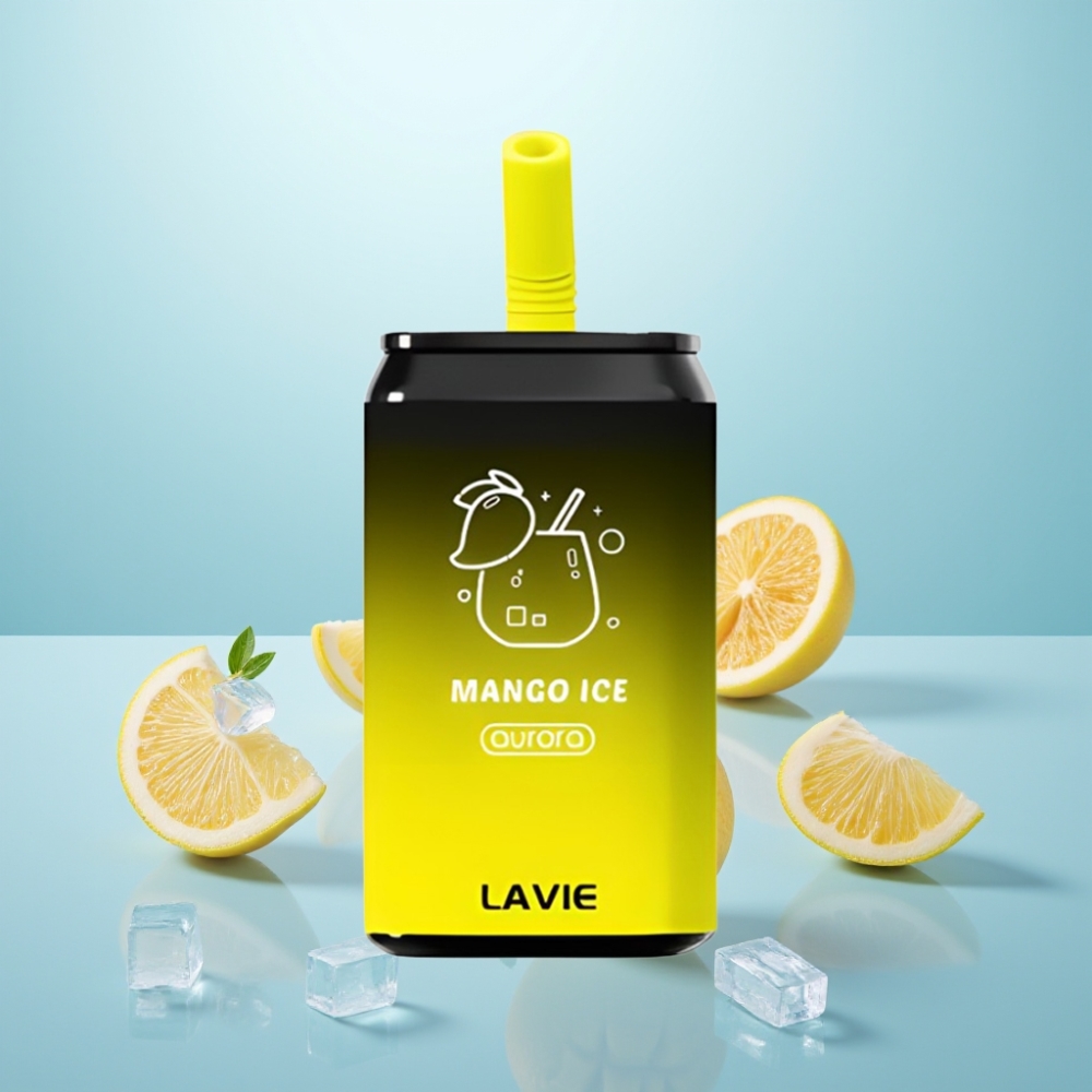 LAVIE Aurora 11000 Puffs Vape חד פעמי מנגו אייס 22ML 650mAh Type C