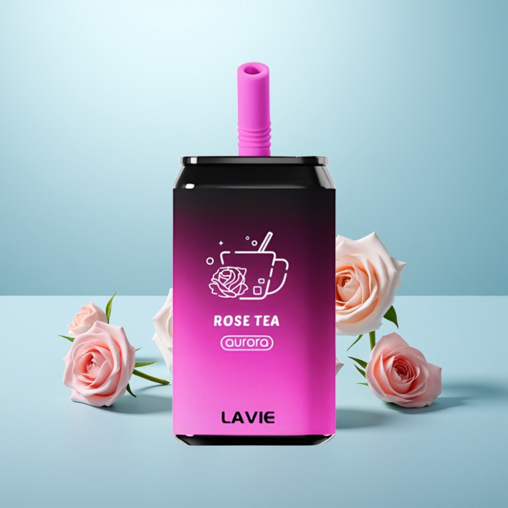 LAVIE Aurora 11000 Puffs Vape חד פעמי תה ורדים 22ML 650mAh Type C