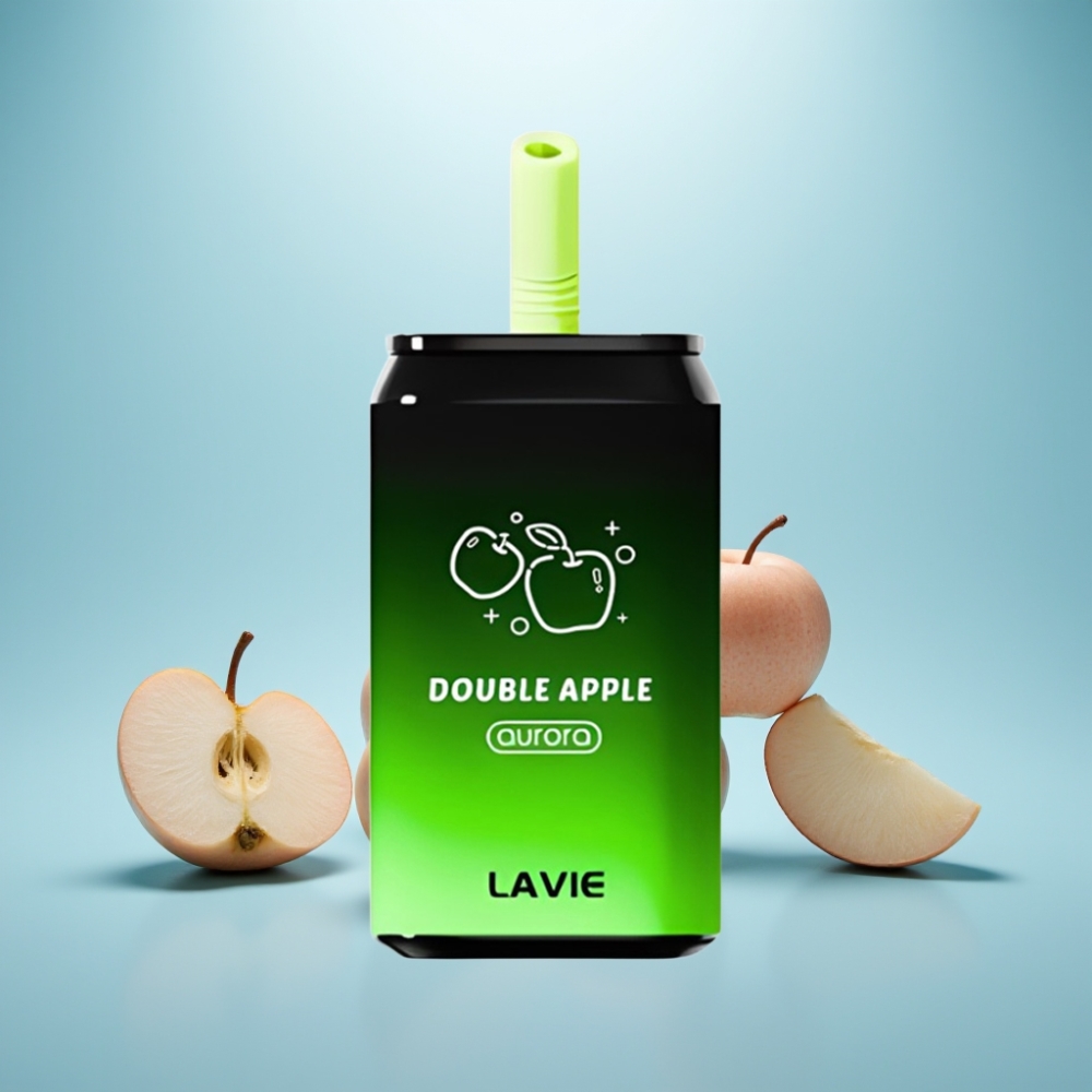 LAVIE Aurora 11000 Puffs Vape חד פעמי Double Apple 22ML 650mAh Type C