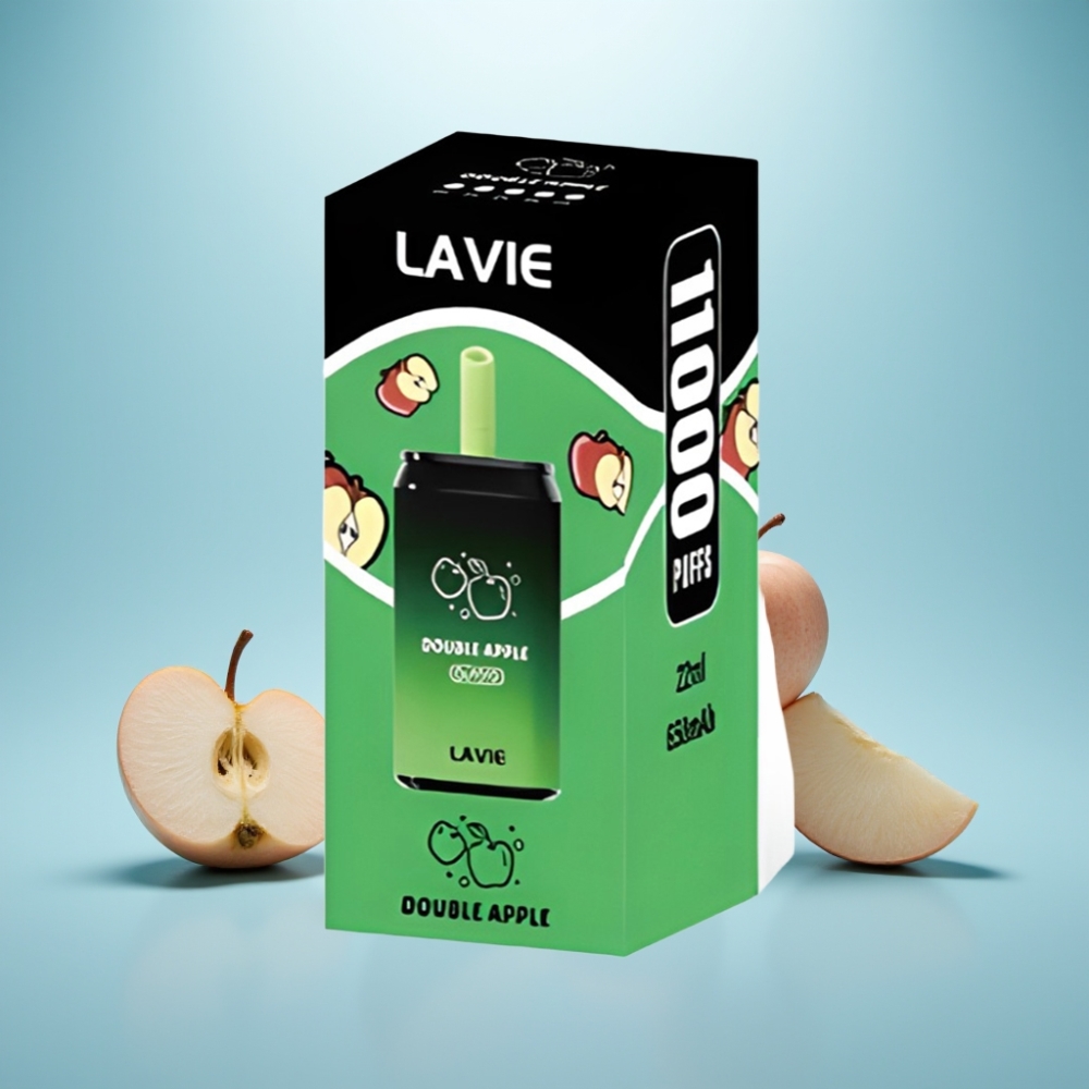 LAVIE Aurora 11000 Puffs Vape חד פעמי Double Apple 22ML 650mAh Type C
