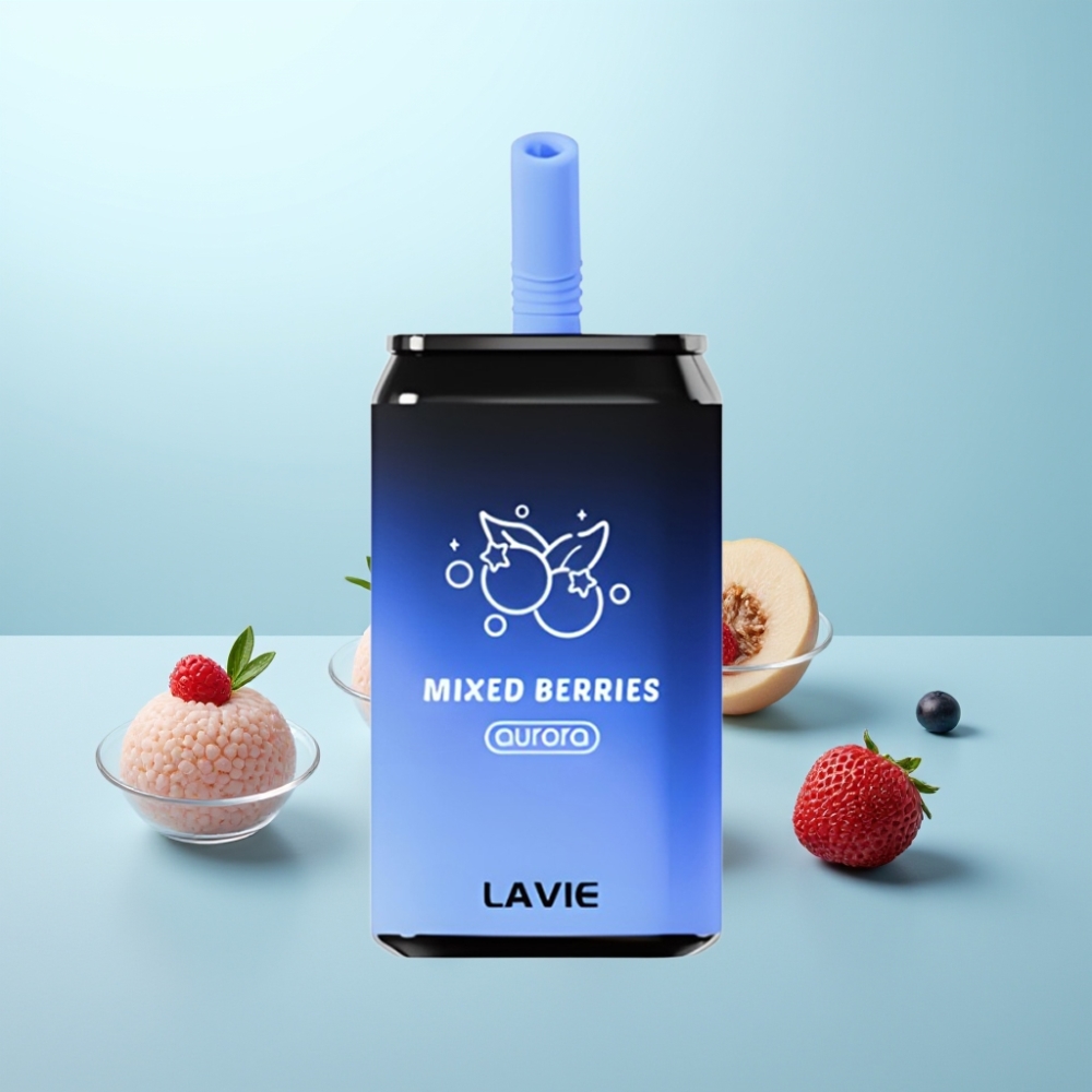 LAVIE Aurora 11000 Puffs Vape חד פעמי Mixed Berries (22ML, 650mAh, Type C)