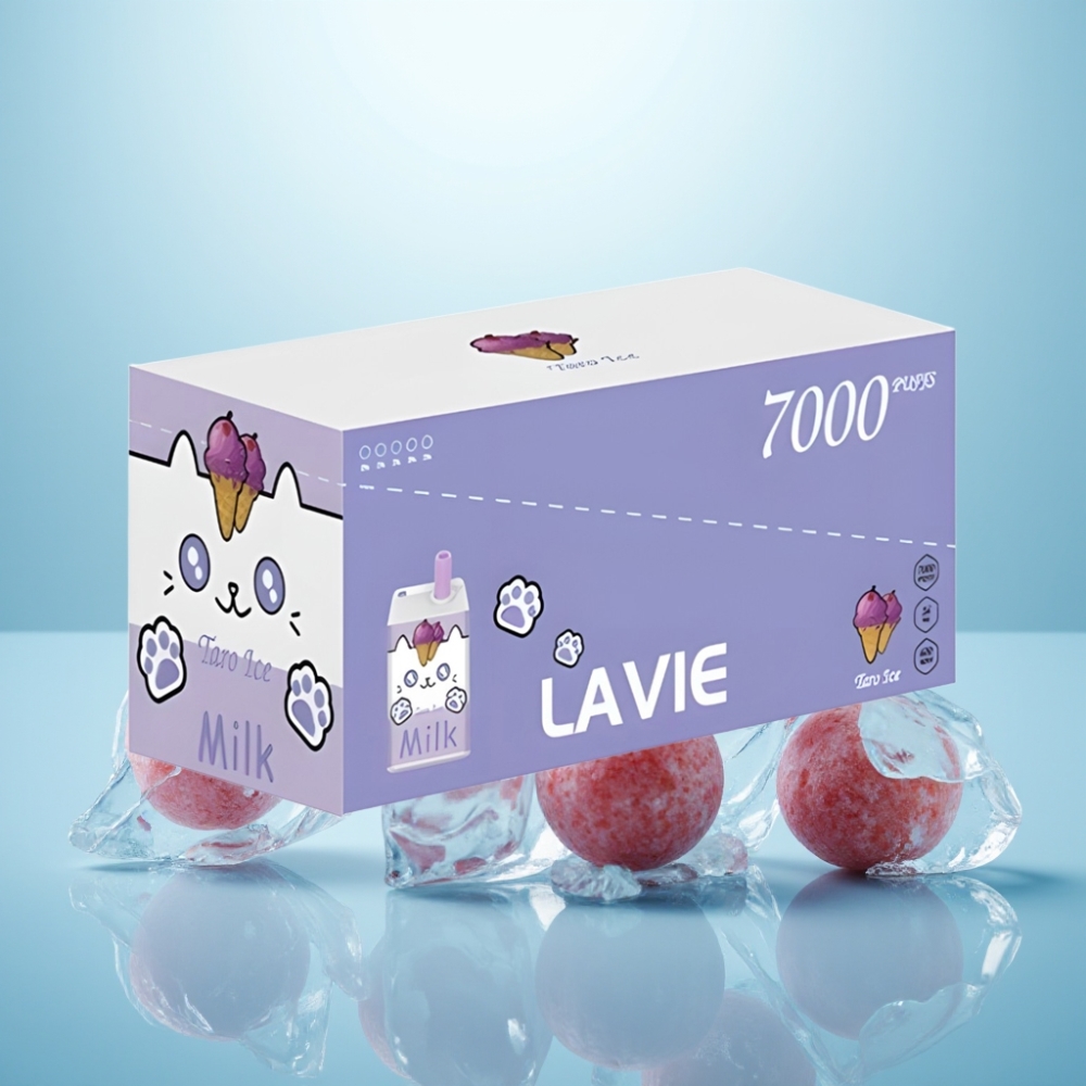 LAVIE Milk 7000 Puffs Vape חד פעמי ענבים קפוא 16ML 600mAh Type C