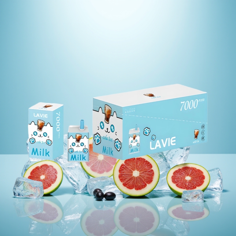 LAVIE Milk 7000 Puffs Vape חד פעמי קולה קרירה 16ML Type C 600mAh