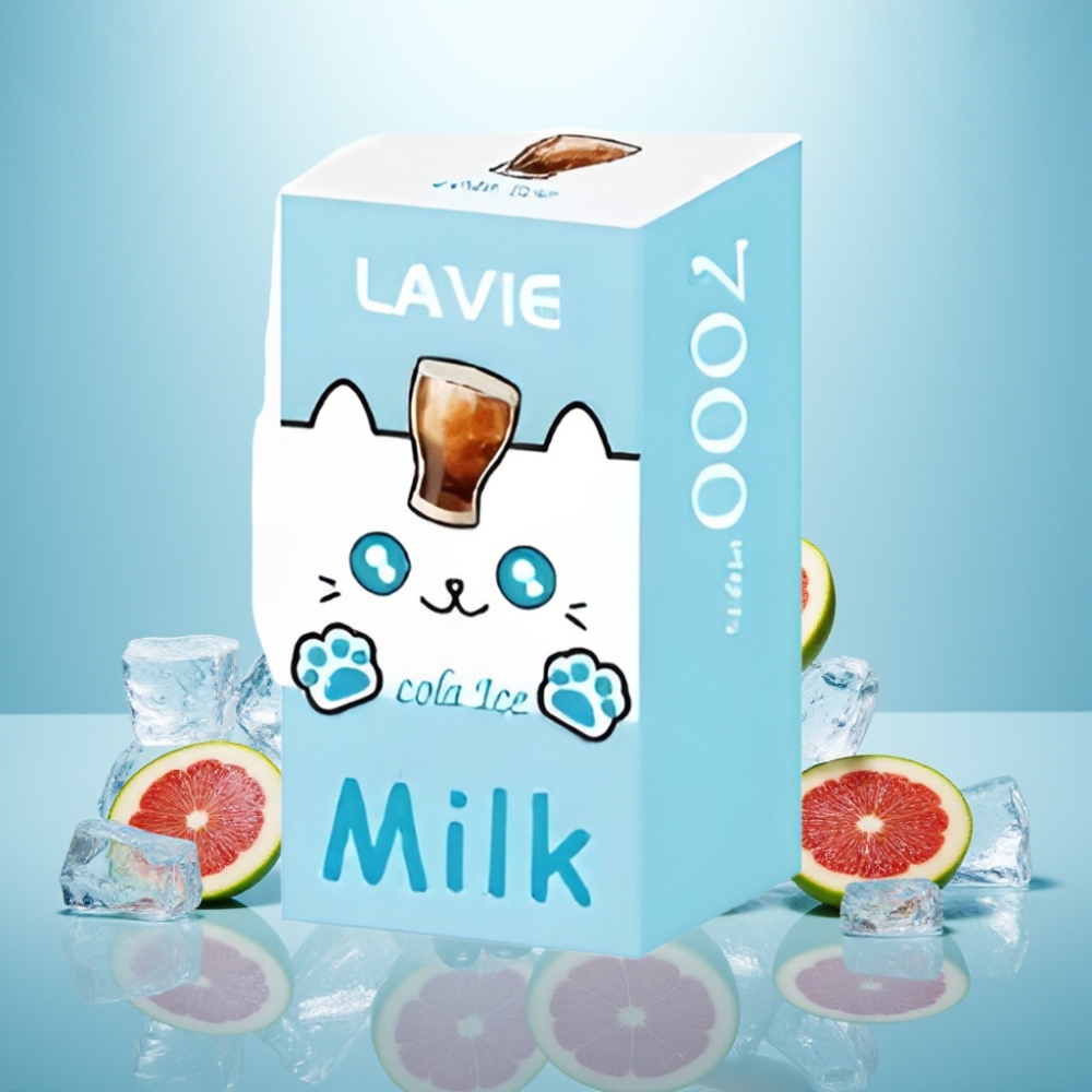 LAVIE Milk 7000 Puffs Vape חד פעמי קולה קרירה 16ML Type C 600mAh
