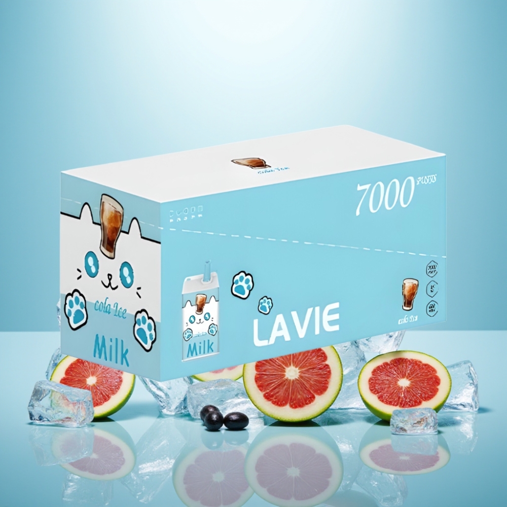 LAVIE Milk 7000 Puffs Vape חד פעמי קולה קרירה 16ML Type C 600mAh