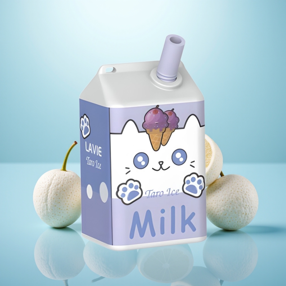 LAVIE Milk 7000 Puffs Vape חד פעמי Taro Ice 16ML 600mAh Type C